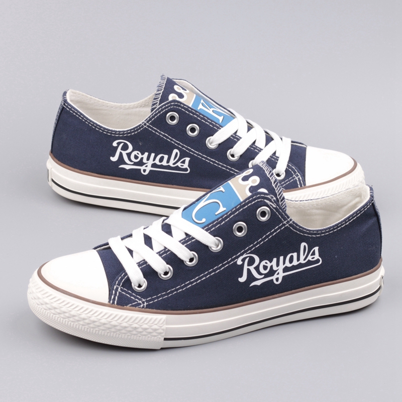 Women's Kansas City Royals Repeat Print Low Top Sneakers 003